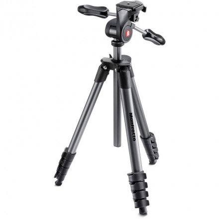 Штатив Manfrotto COMPACT ADVANCED BLACK (MKCOMPACTADV-BK)